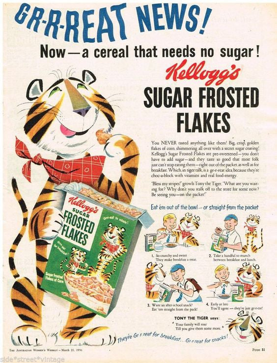 Thanks Mr Kellogg for your cereals. If only your brother didn't lace them with sugar and you weren't so anti masturbation.