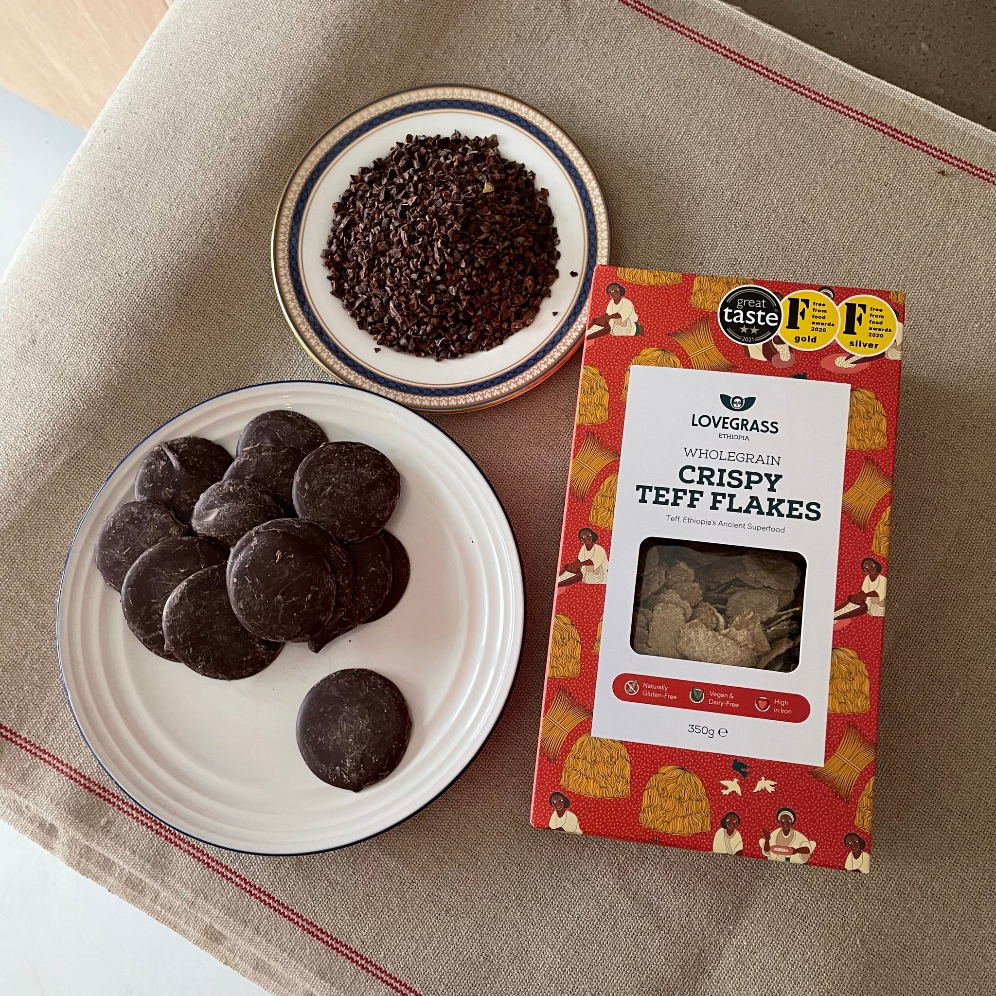 Chocolate Teff Flake Kit